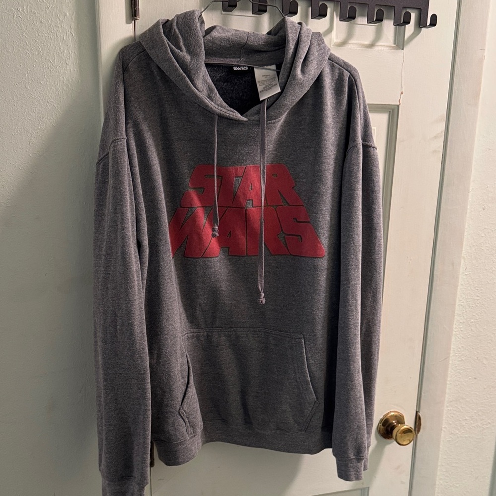 Star Wars Red and Gray Men's Hoodie